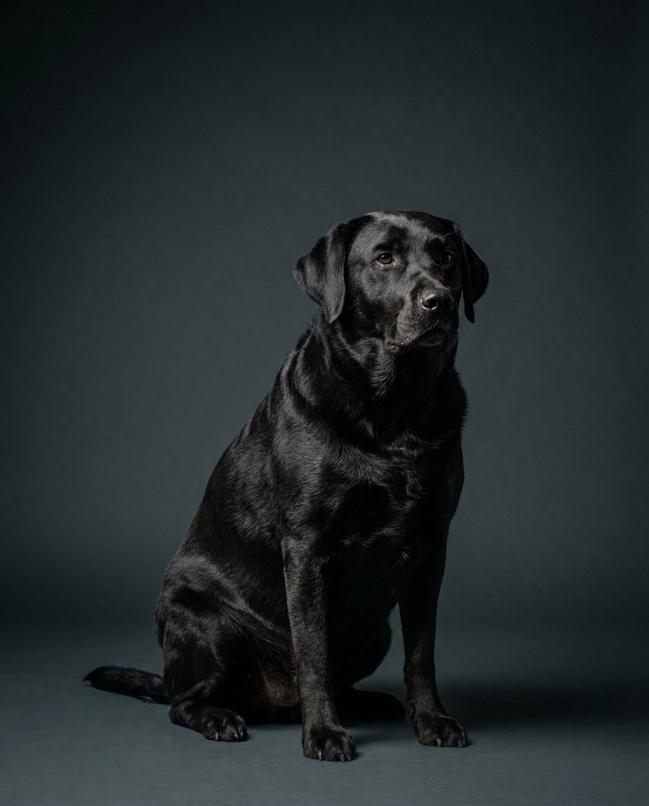 Imagen radiográfica esquemática de esqueleto canino mostrando puntos de inflamación metabólica, análisis de sobrepeso y nutrición primal.