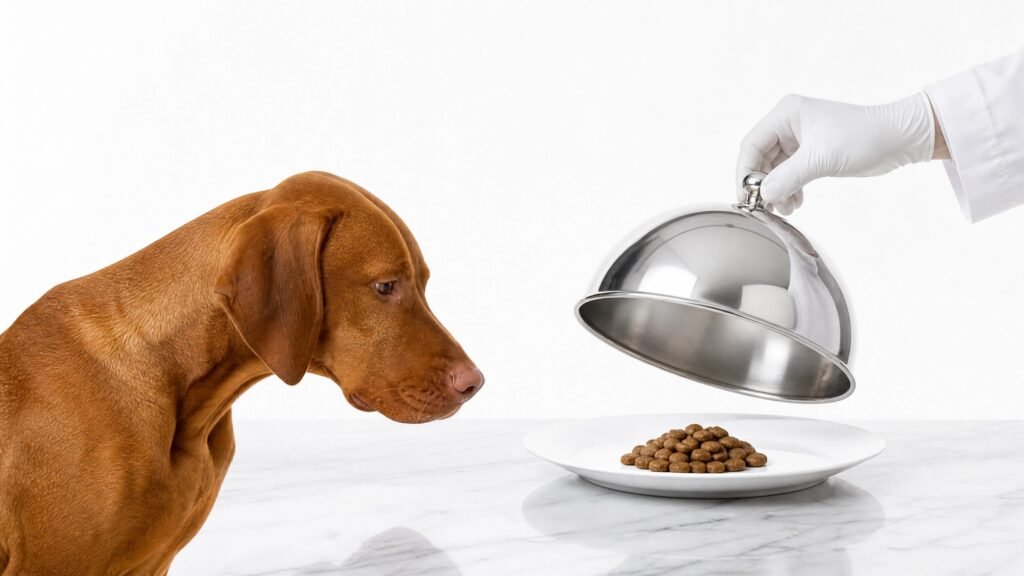 Desmontamos la ilusión óptica de la industria pet food. Detrás del envase premium y las promesas de marketing, tu compañero solo recibe estrés metabólico y supervivencia en formato seco. Este es tu punto de partida innegociable: auditar su comedero actual, frenar la inflamación crónica del extrusionado y preparar su sistema digestivo para asimilar nutrición biológica real sin colapsos.